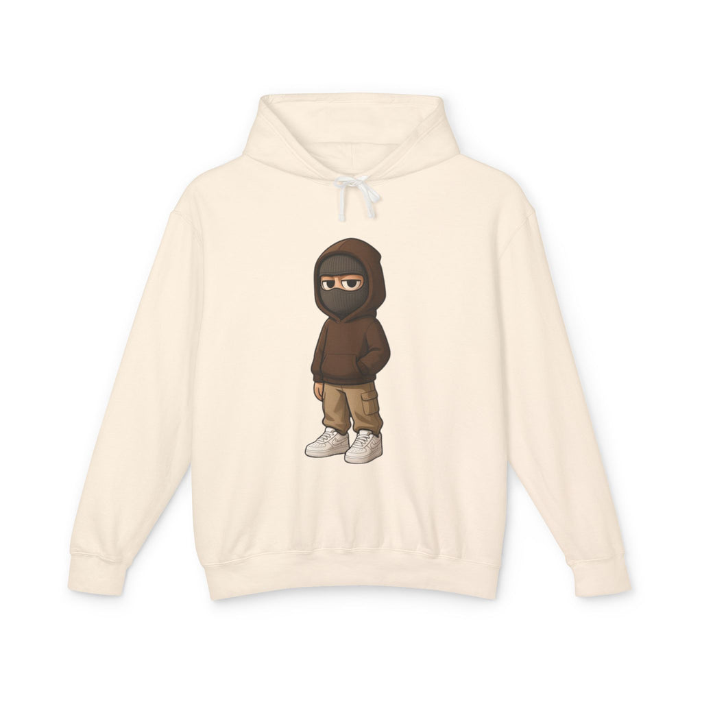 Streetwear Ninja Character Graphic Hoodie