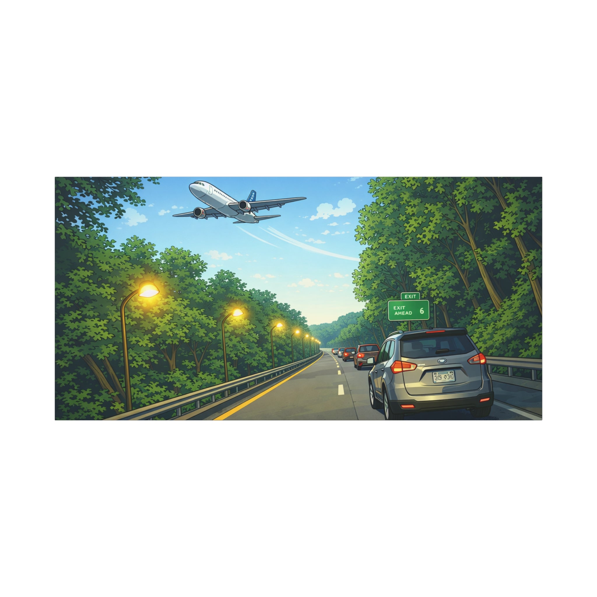 Road to New Horizons Matte Canvas, Stretched, 1.25"
