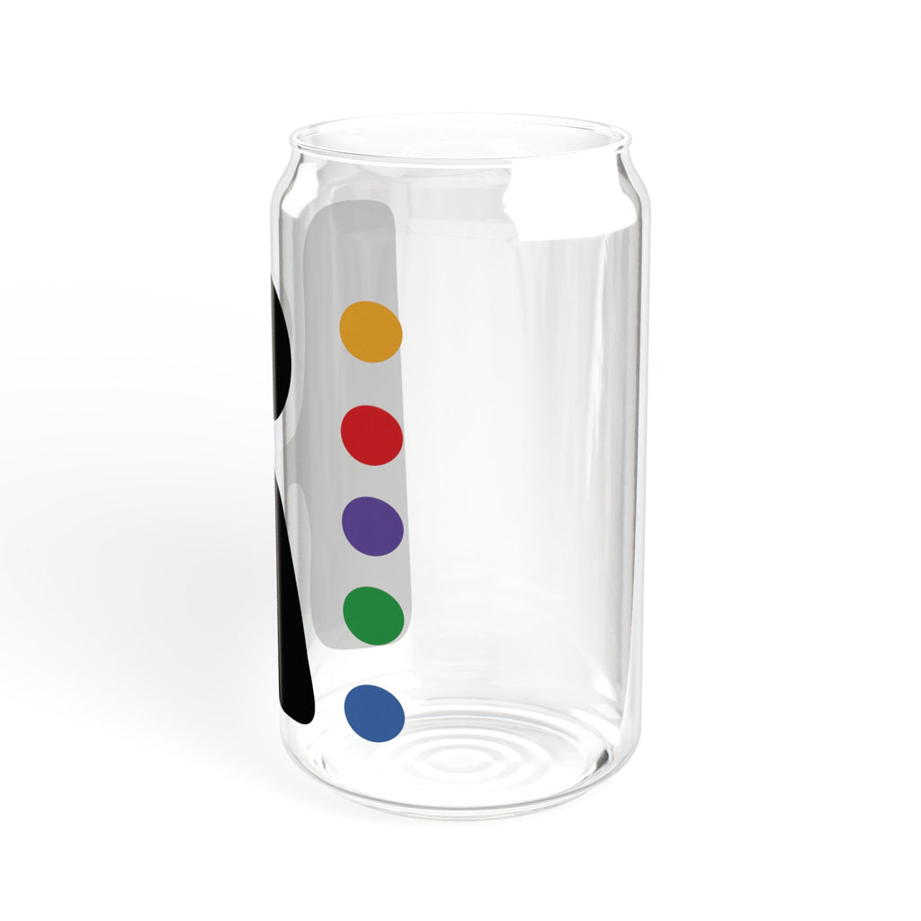Kolore Sipper Glass 16oz | Clear Tumbler with Straw