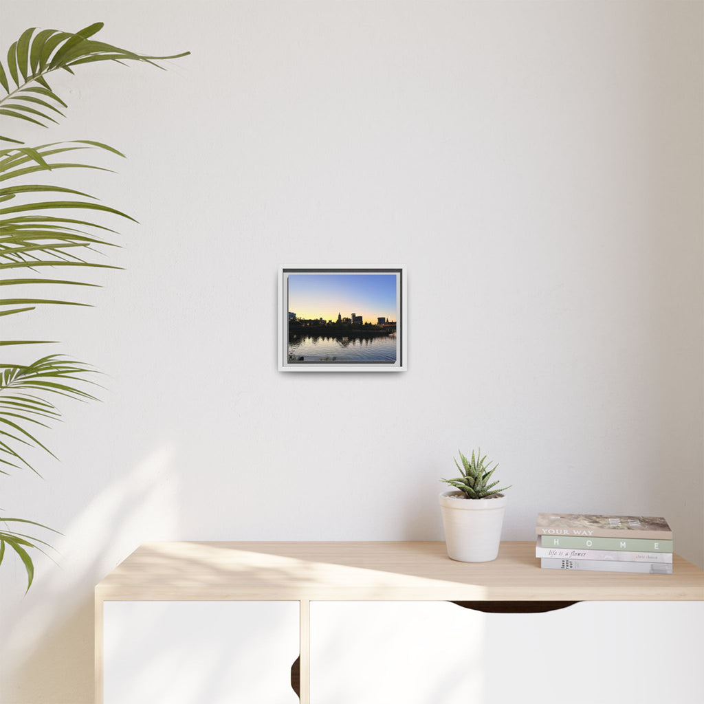City Skyline Sunset Wall Art