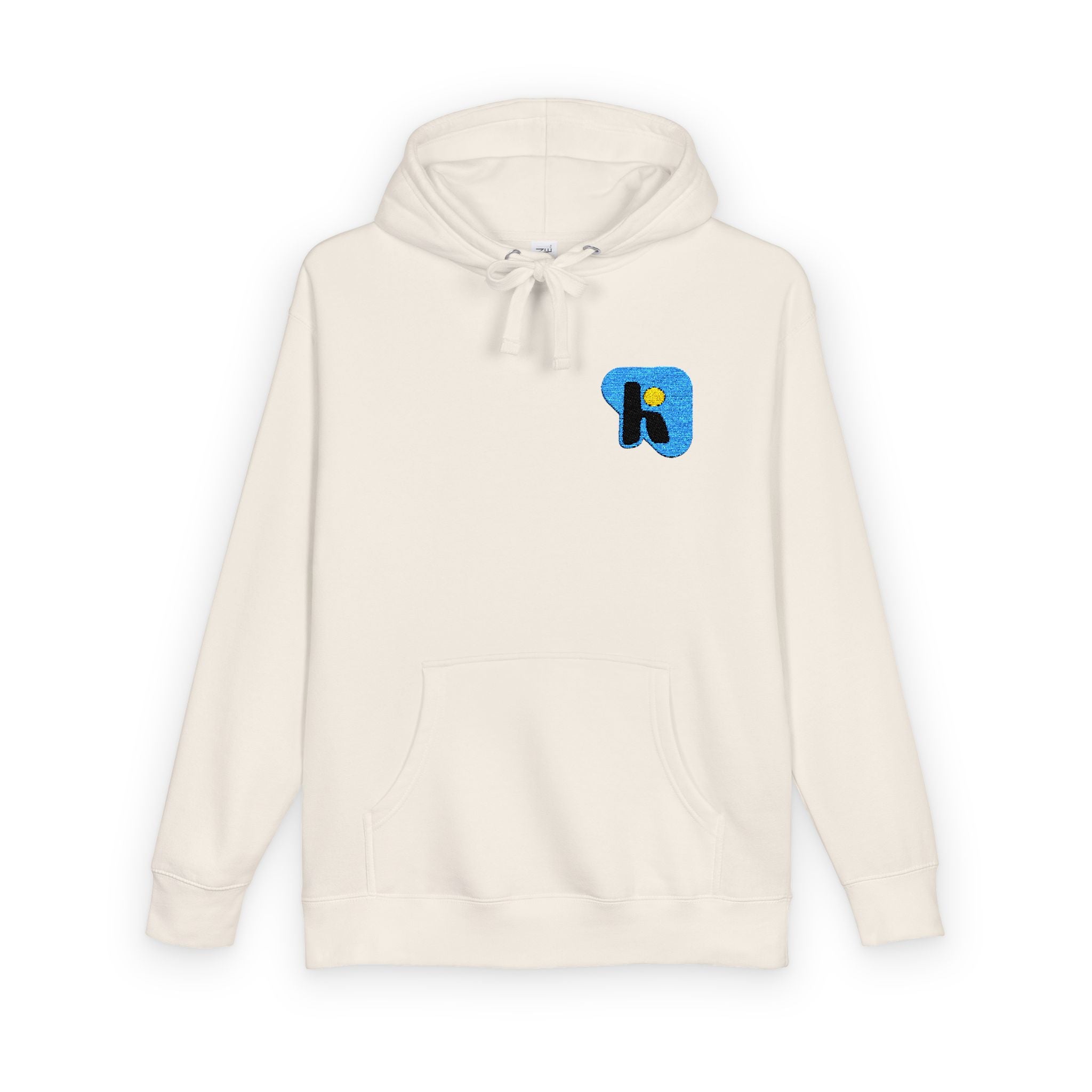 K Initial Floral Patch Hoodie