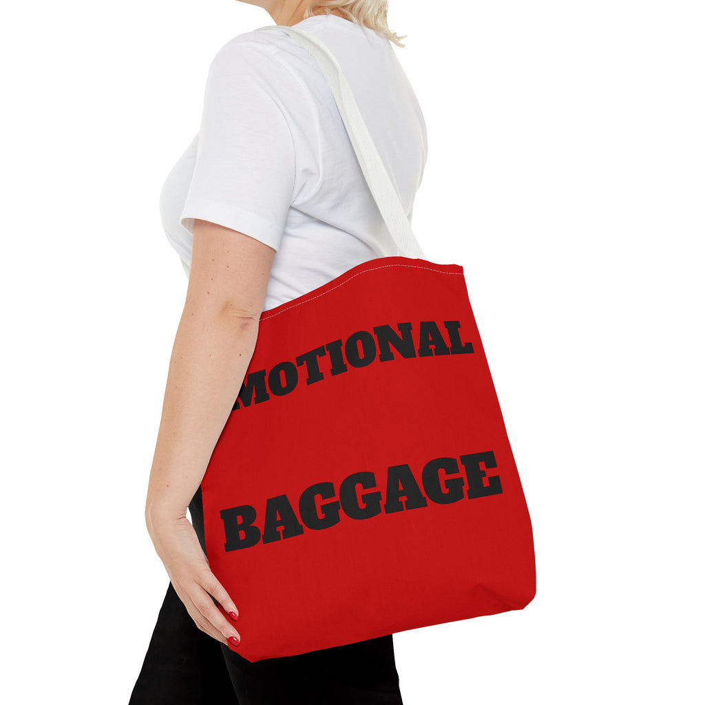 Emotional Baggage Tote Bag — Red Statement Shopper