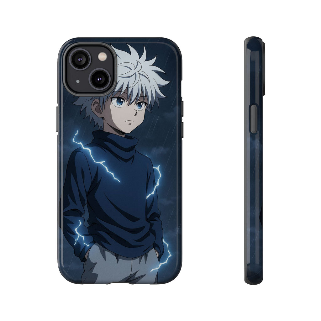 Anime Phone Case Featuring Lightning Design,