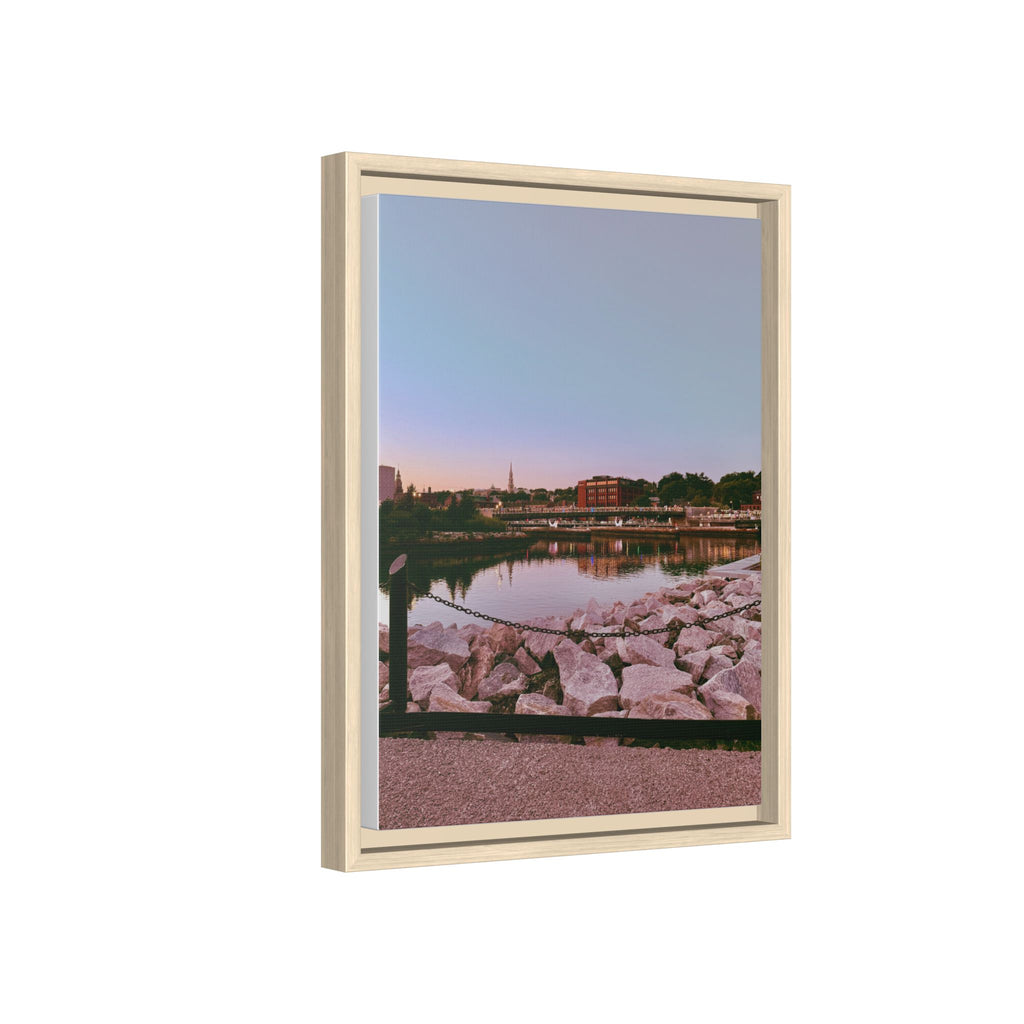 Tranquil Harbor Sunset Wall Art