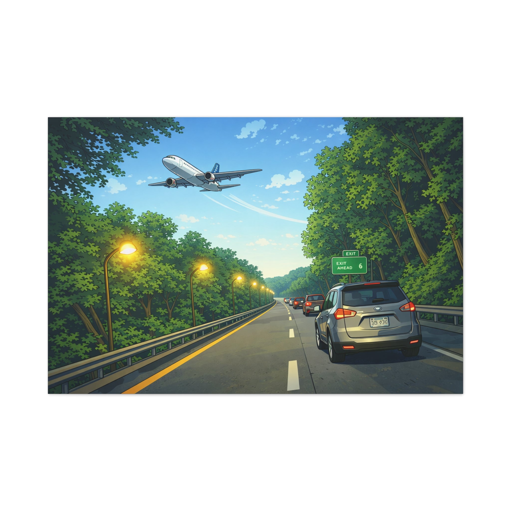Road to New Horizons Matte Canvas, Stretched, 1.25"