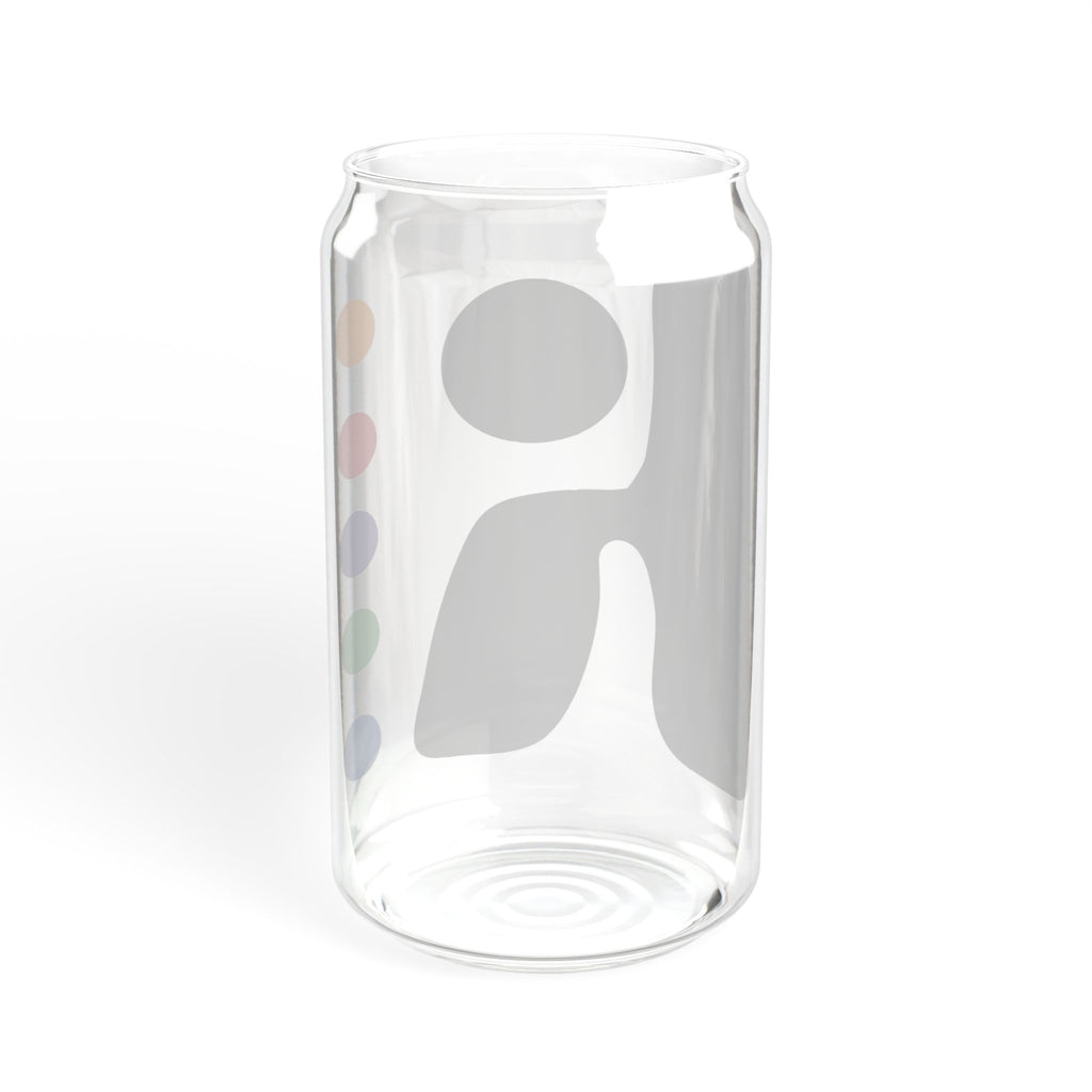 Kolore Sipper Glass 16oz | Clear Tumbler with Straw