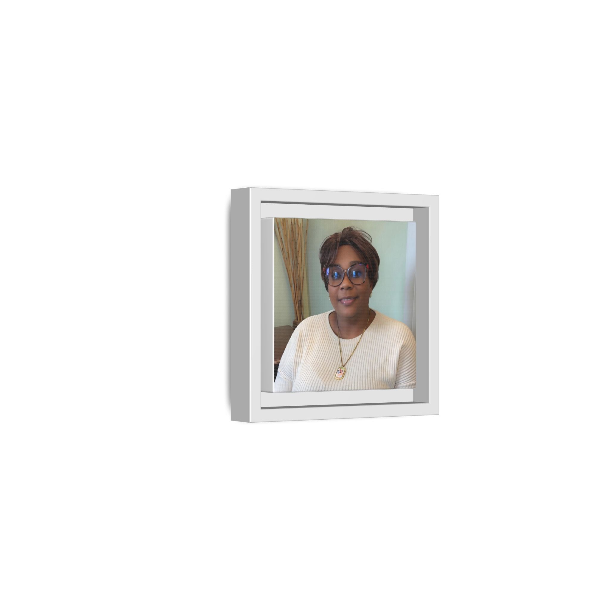 Framed Matte Canvas Portrait Print — Personalized Wall Art Gift