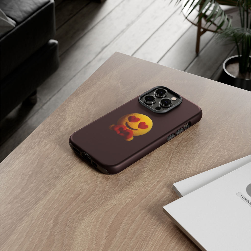 Heart Eyes Emoji Love Design (Tough Protective Cover)