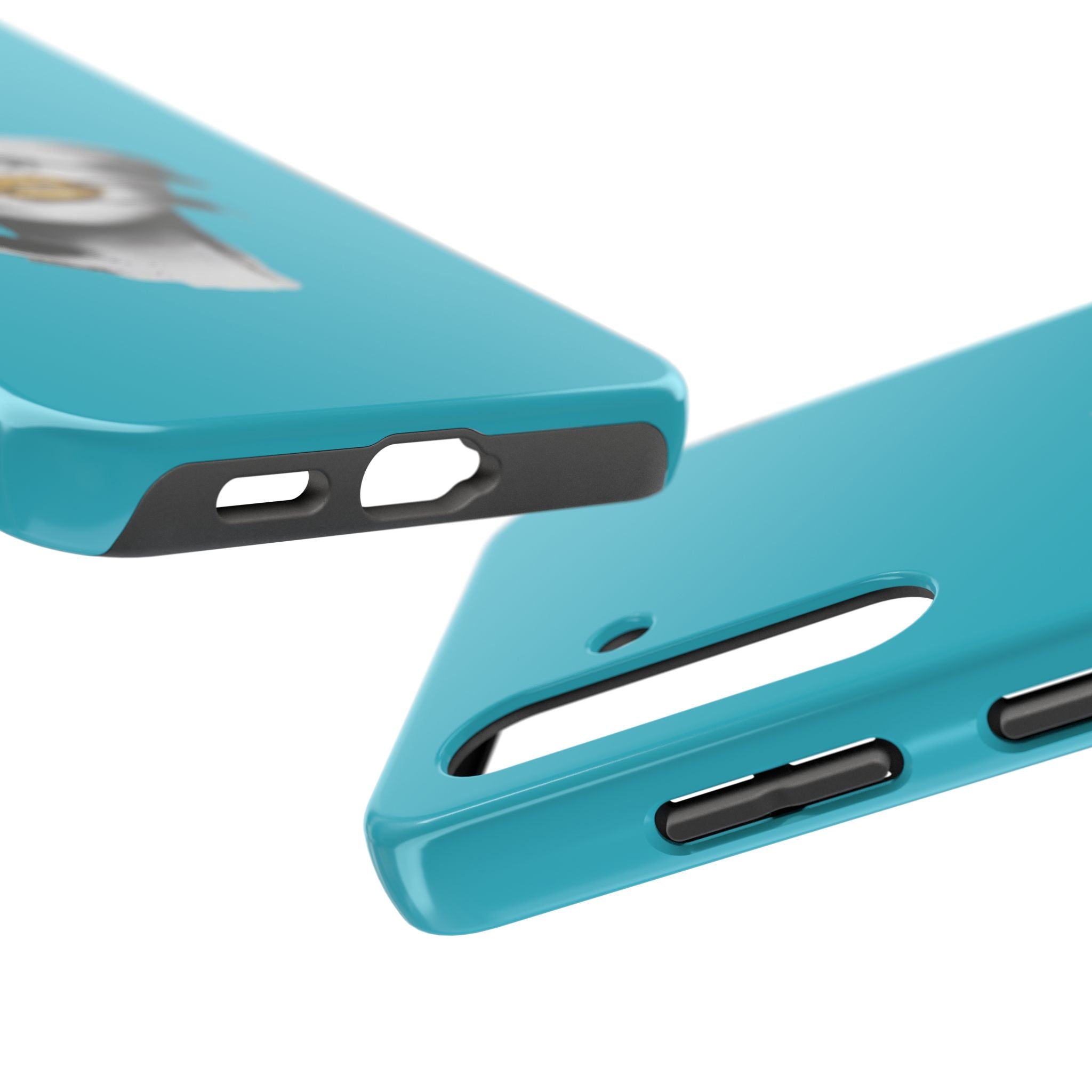 Teal 'Golden Lips' Tough Phone Case