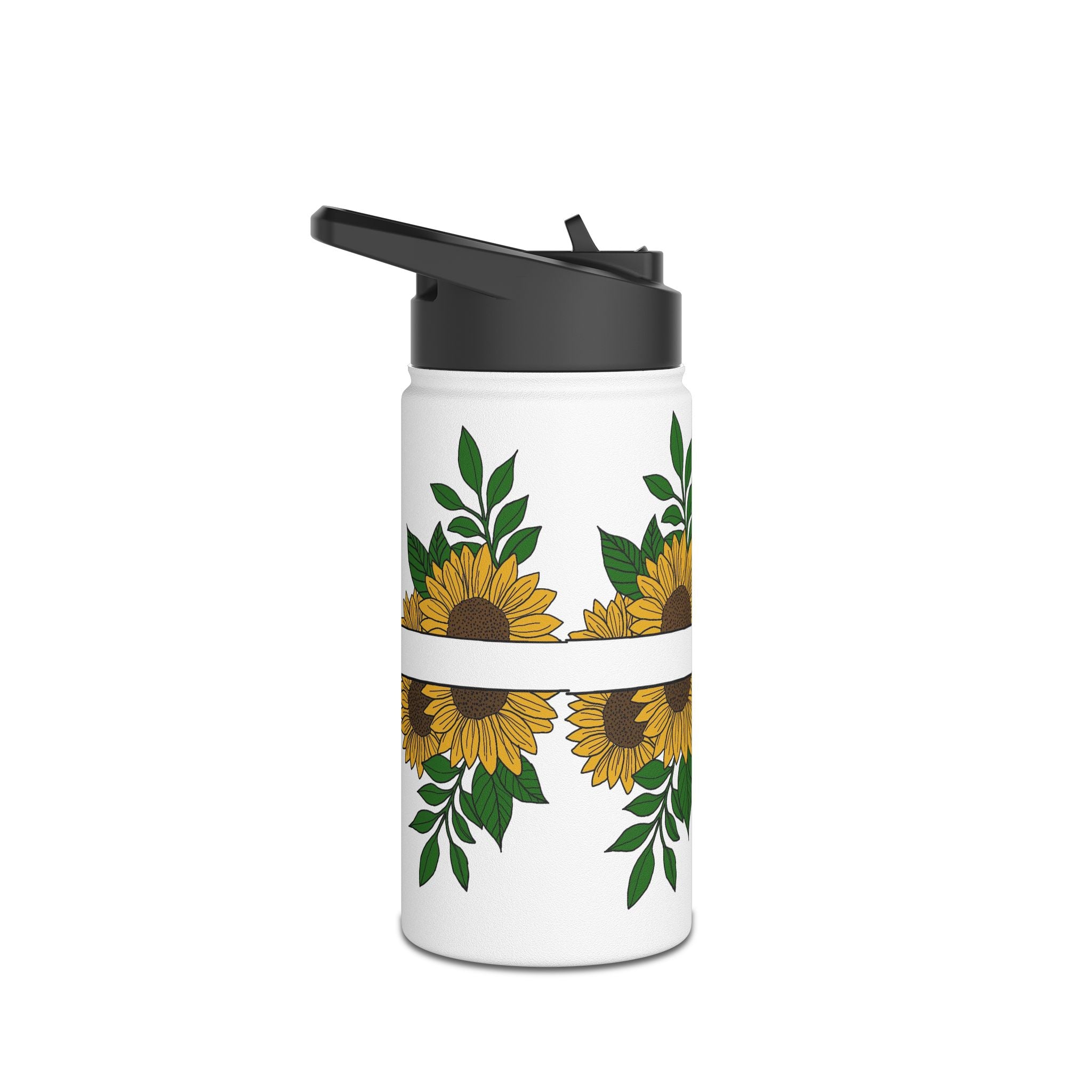 Sunflower Stainless Steel Water Bottle
