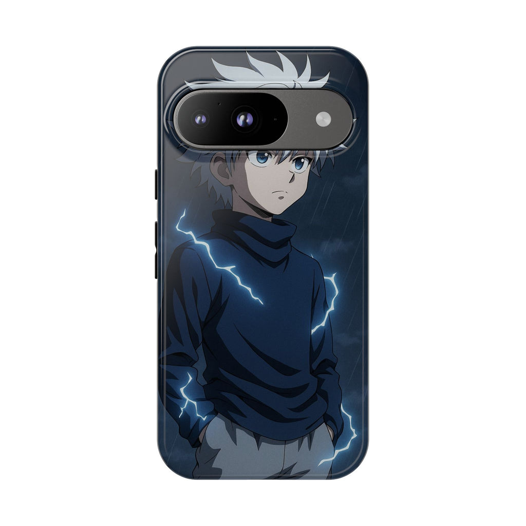 Anime Phone Case Featuring Lightning Design,